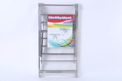A Fold the floor coat hanger with stainless steel