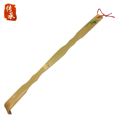 Bamboo Shoehorn Easy to Wear Shoes without Hands without Squatting Shoehorn Factory Direct Sales