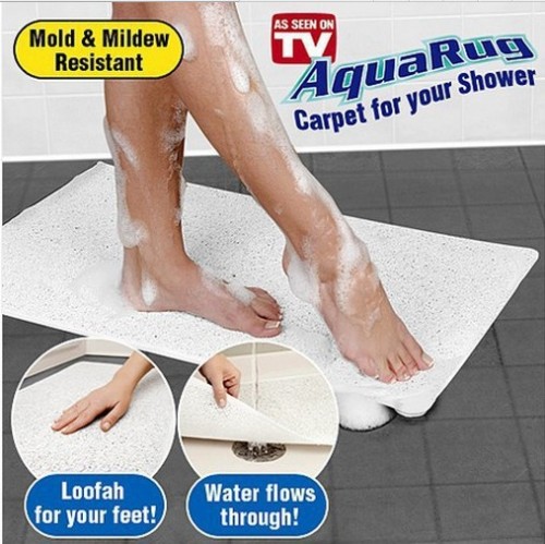 tv shopping products aquarug pvc bathroom mat shower mat bathroom mat