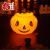 Halloween pumpkin bucket 13cm with cover pumpkin candy jar (with light)