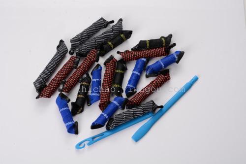 two-color magic bar hair curler plastic hair curler