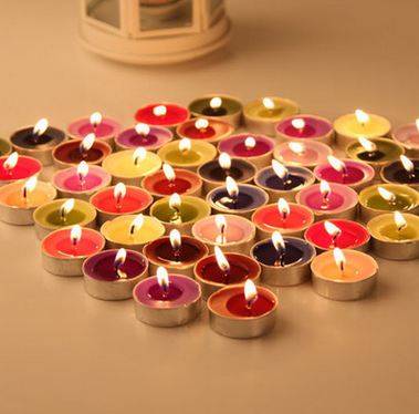 Aromatherapy Candlestick Candle Fruit Color Candle Romantic Confession Scene Display