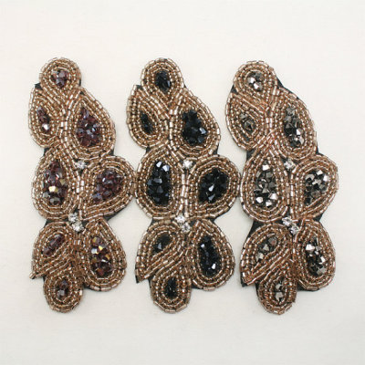 Manufacturers selling handmade beaded accessories crystal Handmade Beaded Flower Hair Accessories Trade Beads