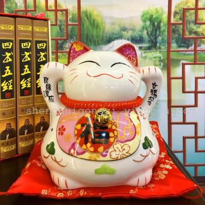 9 inch large cat opening housewarming marriage birthday gifts creative Home Furnishing gift ornaments