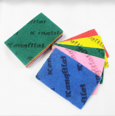 Factory Direct Sales Printing Colorful Scouring Pad Dish Cloth Rag Does Not Hurt Kitchen Cleaning Cloth 10 Pieces