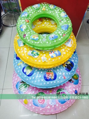 Inflatable double swimming pool thickened crystal ring 60cm
