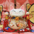 7 \\\"sakura fortune cat accessories opening small Japan fortune cat ceramic household accessories piggy bank sw249A