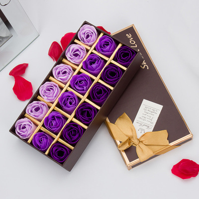 Valentine's Day Gift 18 Soap Flower Gift Box