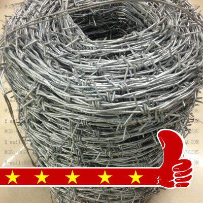 Iron wire barbed