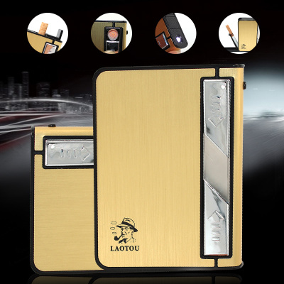 The old man card 10 pack USB rechargeable electronic cigarette lighter smoking cigarette lighter