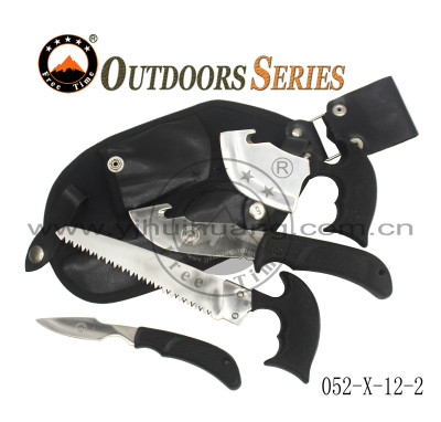 Outdoor tool set combination of portfolio survival outdoor gear hunting camping survival tool butcher tools