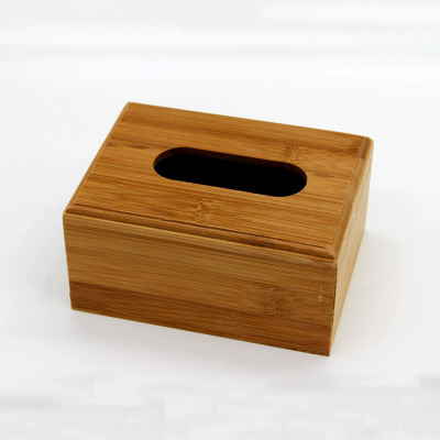 Bamboo Environmental Protection Small Tissue Box Removable