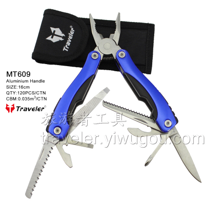 Traveler combination tool pliers can fold multi-function knife pliers high quality pliers outdoor camping supplies.