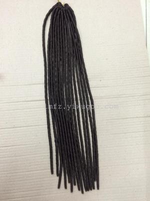 Screw Wig winding chemical fiber monochrome two-color three color manufacturers direct selling