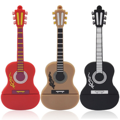 Jhl-up146 musical instrument guitar U disk simulation PVC guitar U disk promotional gift LOGO lute styling.