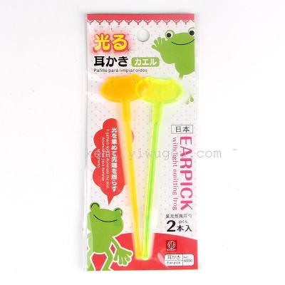 Japan NHS. 6050. Cartoon acrylic ear spoon. 2 in