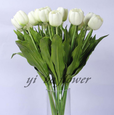 Factory direct high simulation flower PU simulation tulip home decoration simulation tulip wholesale