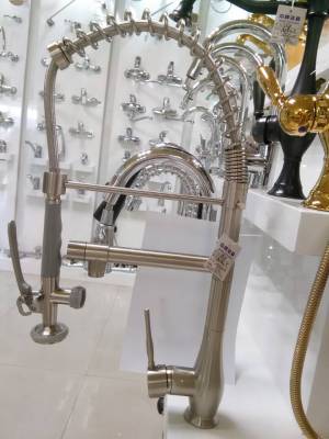 The new hot spring spring drawing kitchen faucet basin faucet basin faucet