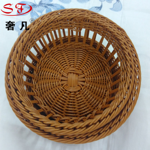 Luxury Hotel Supplies Woven Basket Bread Basket Fryer Basket Imitation Rattan Furniture Basket