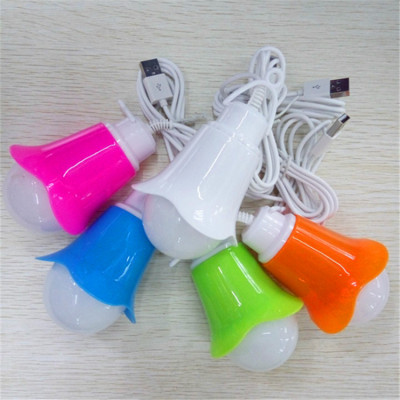 Hot USB LED lamp bulb lamp color on the night market stall