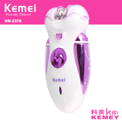 KEMEI lady epilator, shaver and lady clipper 3 in 1 set 
