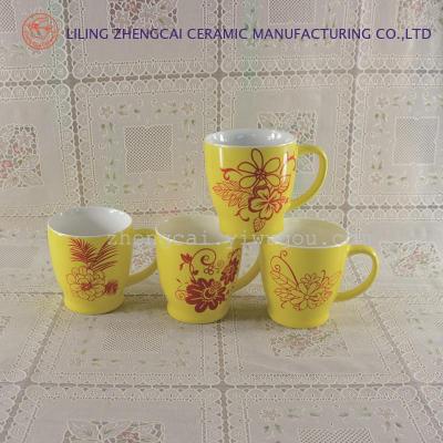 Ceramic Coffee Cup advertising cup 200ML red cup