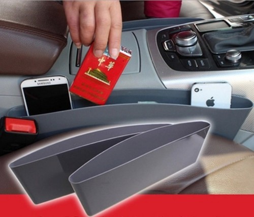 car supplies vehicle storage box safety seat gap storage box chair slit organizer storage box color box double package