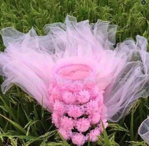 New Hot-Selling Garland Veil Factory Direct Children‘s Ornament Korean-Style Garland Veil with Flowers
