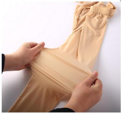 Sunscreen thin silk pants microlens superflexible nine Leggings all-match nylon pants