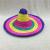Straw hat, Mexican hat,  48 cm, carnival, Easter.