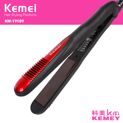 MK-19109 ceramic large volume electric roll curler straightening straight plate dual-use perm plywood