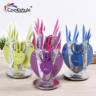 The exquisite six sets of kitchen knives kitchen knife carving knife fruit knife gift manufacturers selling