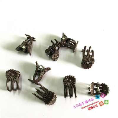 Manufacturers selling 1.5 cm 3 claw children headdress Mini orchid clip