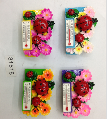 Magnet decoration technology for beetle thermometer