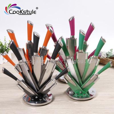Top grade kitchen knife set stainless steel tool kitchen six sets of luxury gift set