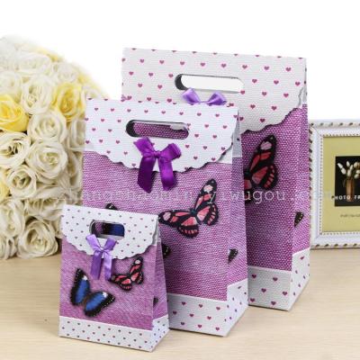 The New cover butterfly gift bags are sold directly by domestic manufacturers