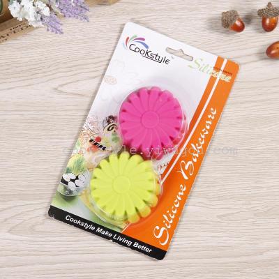 Baking mold flower combination 6pcs silicone cake mold DIY biscuits mold oven manufacturers