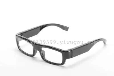 No hole dense film camera 1080P glasses without hole flat video glasses