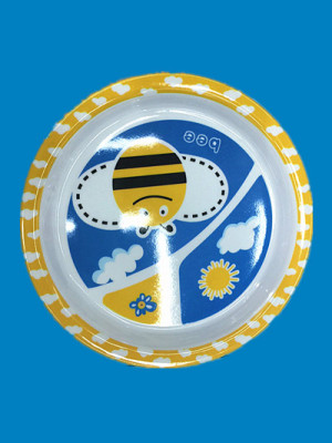 8.2 inch melamine disc bee animal pattern of stock sold by catty