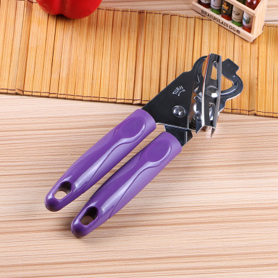 Manufacturer direct sales, multi - functional stainless steel can opener fashion practical can opener bottle opener in one