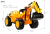 New children can sit on the special excavator digging excavator truck toy giant electric pedal