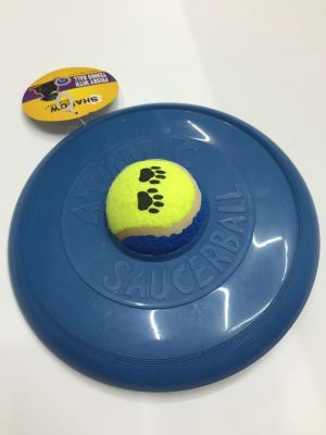 Frisbee safety PPC material Frisbee pet toy + pet ball