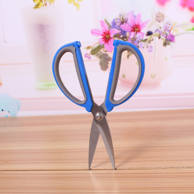 Non-Slip Reinforced Plastic Household Kitchen Scissors Office Scissors Sharp Stainless Steel Multi-Functional Scissors Wholesale