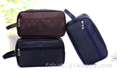 Men wash bag bag handbag double pull handbag