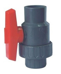 PVC single side oil free ball valve