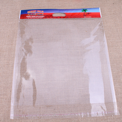 The manufacturer has customized OPP self-adhesive bag card head bag garment bag plastic bag support 5 color printing.
