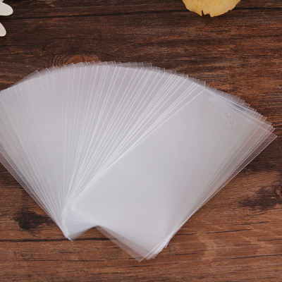 Direct sales of 5.4*11 CARDS with all the packaging bags wholesale can be customized transparent flat opp bags.