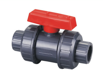 PVC double-sided oil free ball valve