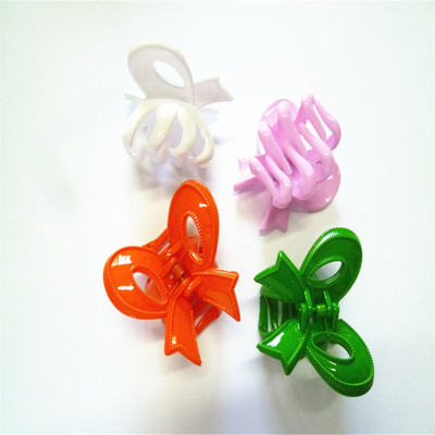Factory direct sales Solid Color catch clip Liu Haijia plastic hair clip