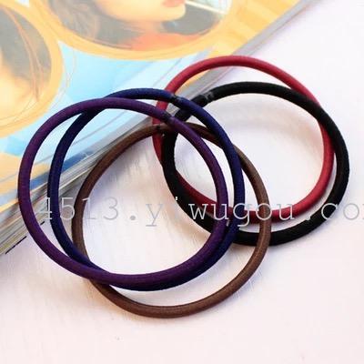 No interface fine rubber band simple high elastic pull constant head rope tiara
